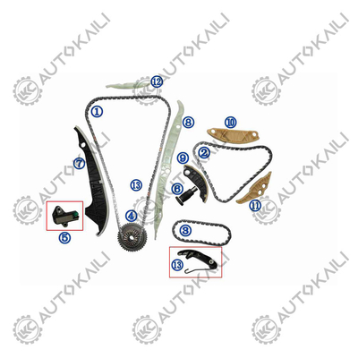 Timing Chain Kit Untuk AUDI/VW EA888 ((3rd dan setengah) AUDI A4 (8K2 B8) 1.8/2.0 A5 (8T3) 1.8/2.0 TFSI 15- 06K109158AD 8*170