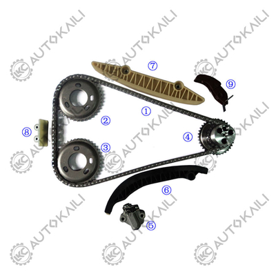 Plastik PA66 / PA46 Timing Chain Kit Untuk Ford Transit V 347 TDCI TDCI Diesel V 347 2.2T 06-