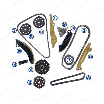 Plastik PA66 / PA46 Timing Chain Kit Untuk Defender Diesel AJ20D6 3.0T 20-