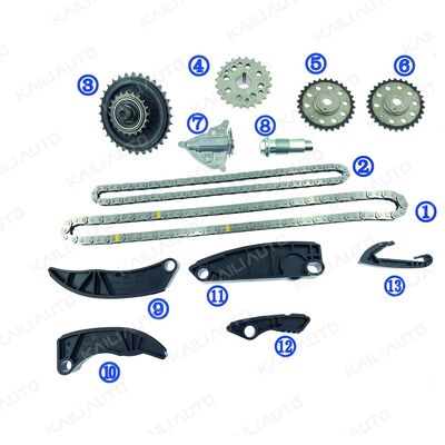 Kit Rantai Waktu Plastik PA66 / PA46 Untuk Discovery Sport AJ21D4 2.0T Diesel 15-