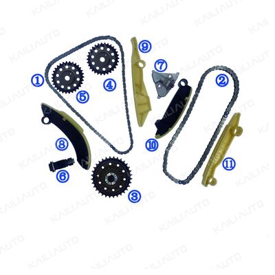 Plastik PA66 / PA46 Timing Chain Kit Untuk Defender Diesel AJ20D6 3.0T 20-