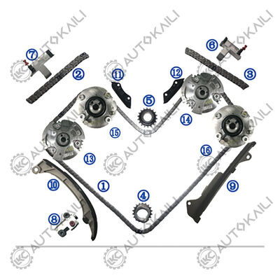 Kit rantai waktu untuk 2GR-FE/2GR-FSE/3GR-FSE/4HR-FSE V6 SOHC 06-12