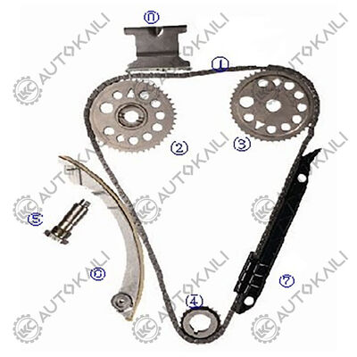 Timing Chain Kit Untuk X-TYPE R4-X404 Diesel FMBA FMBB 2.0L 03-09