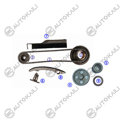 Plastik PA66 / PA46 Timing Chain Kit Untuk L200 4WD Diesel 4M40T 2.8L 03-06