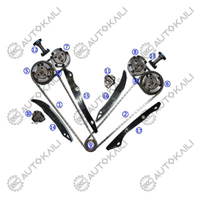 Kit Rantai Waktu Untuk FORD 302CU. DI DALAM. V8 GAS DOHC Bensin Coyote 5.0L 13-15