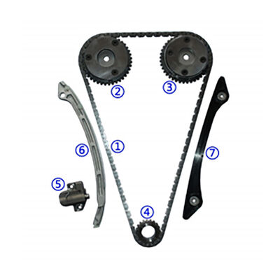 Plastik PA66 / PA46 Timing Chain Kit Untuk MAZDA 2.0L IVCT TURBO 2012-2015