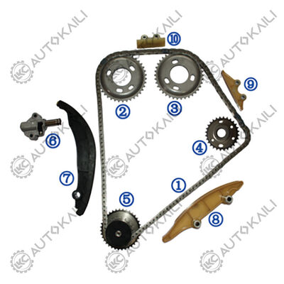 Kit Rantai Waktu untuk MAZDA P5-AT Diesel 3.2 TDdi 200HP 5 silinder 2011-2016