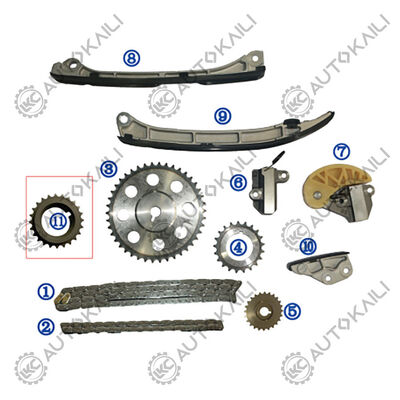 Plastik PA66 / PA46 Timing Chain Kit Untuk MAZDA CX-5 KE Diesel SHY4/SHY6 2.2L 12-18