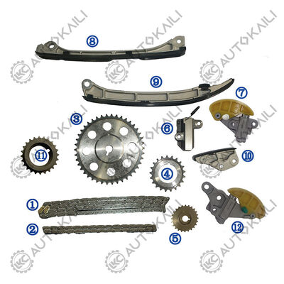 Plastik PA66 / PA46 Timing Chain Kit Untuk MAZDA CX-5 KF Diesel SHY6 2.2L 17-18