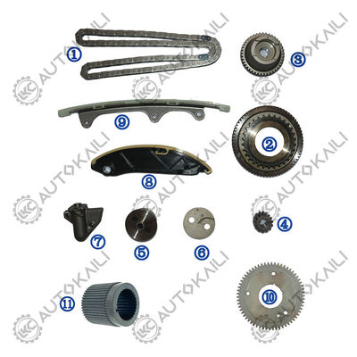 Plastik PA66 / PA46 Timing Chain Kit Untuk MITSUBISHI L200 Diesel 4N15 2.4L 14-