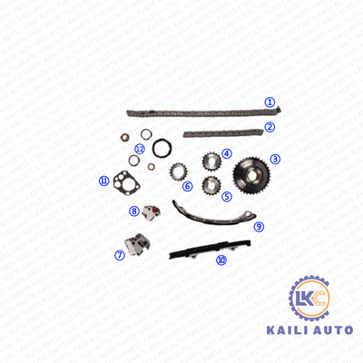 KA24DE 2.4L Timing Chain Assembly Untuk NISSAN Altima Frontier 13028-9E000 92L 13028-9E010 48L