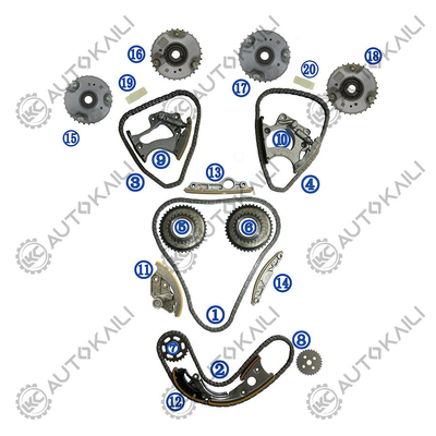 Timing Chain Kit Untuk AUDI A7 4GA CNYA 150KW 2.8L 10-14 A6L 4X8/C7 CNYB 162KW 2.8L 12-16 06E109465BC 108L