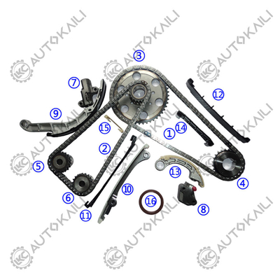 Timing Chain Kit Untuk Nissan YD25DDTI Single NAVARA Pickup D40 2.5 dCi 2488CC YD25DDTI 05.7-10.12 PATHFINDER III (R51) 2.5 dCi 2488CC YD25DDTi 05.1-08.9 PATHFINDER III (R51) 2.5 dCi 2488CC YD25