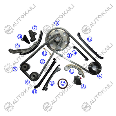 Timing Chain Kit Untuk Nissan YD25DDTI Single NAVARA 2.5DCI CABSTAR Platform/Chassis NP300 NAVARA (D40) 2.5 dCi 4WD 06.8-10.1 PATHFINDER III ((R51) 2.5 dCi 4WD 06.8-10.1 PICK UP III (D22) 2.5 D 4WD 06