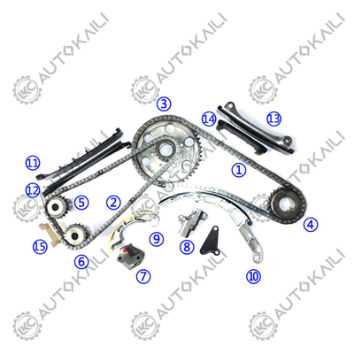 Timing Chain Kit Untuk Nissan YD25DDTI CABSTAR/NAVARA/PICKUP /PRESAGE/SEWENA DOHC 16V 2.5L 2002.3-2008.9 PICK UP (D22) 2.5 Di 2488CC YD25DDTI 2002.3 Kekuatan pickup ((BHP) 138 (KW) 98