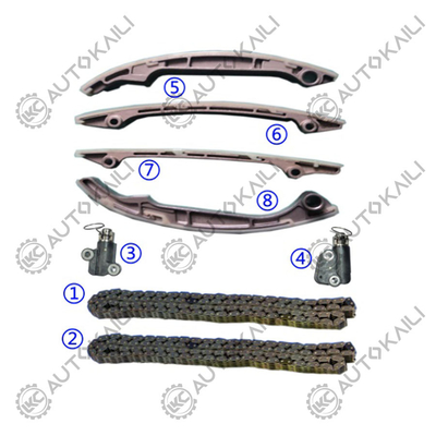 Timing Chain Kit Untuk NISSAN Titan VK56DE V8 5.6L 5552cc 04-10 Armada VK56DE V8 5.6L 5552cc 05-10 Pathfinder VK56DE V8 5.6L 5552cc 08-10