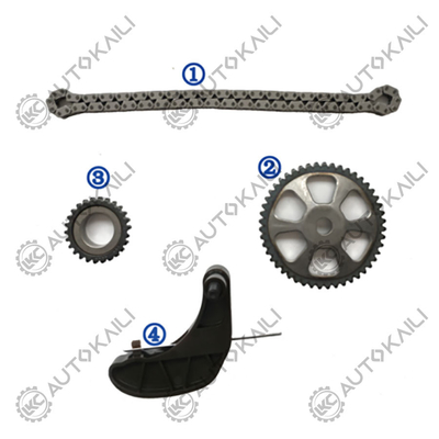 Timing Chain Kit Untuk VW BBM/BZG/CGPA/CGPB Kit Pompa Minyak Mesin Polo BBM/BZG/CGPA/CGPB 1.2L 09-17 03E115225 8*86L