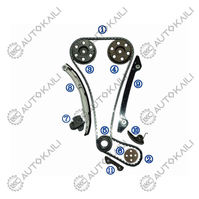 Plastik PA66 / PA46 Timing Chain Kit Untuk ESCAPE 2.3L 4CYL.Z 4WD 2005-2006
