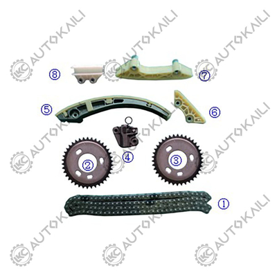Kit Rantai Waktu Plastik PA66 / PA46 Untuk FORD TRANSIT TDCi Diesel V.184 90/75 2.0T 04-06