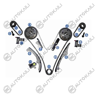 Timing Chain Kit Untuk 3.5-W, C 3496cc VVT V6 N7WGE 2007-10 Edge07-10,Flex non turbo09-10 Flex turbo09, Fusion07-09,Taurus09,Taurus X 08-09