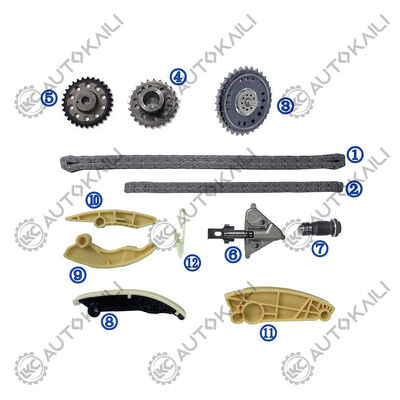 Kit Rantai Waktu Plastik PA66 / PA46 Untuk Discovery Sport (L550) Diesel 204DTD 2.0L 15-