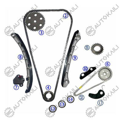 Kit Rantai Waktu untuk MAZDA 3 Bensin LF5H / LF5W 2.0L 08-14