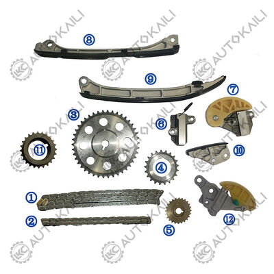 Plastik PA66 / PA46 Timing Chain Kit Untuk MAZDA CX-5 KF Diesel SHY6 2.2L 17-18