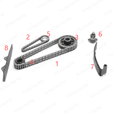 Kit Rantai Waktu Plastik PA66 / PA46 Untuk MAZDA GLC 323 E3 1.3L 77-86