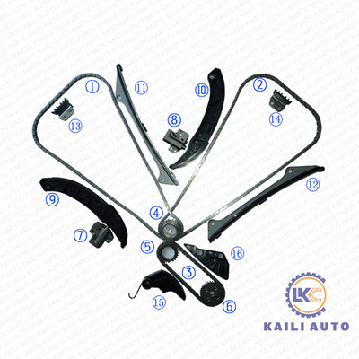 Timing chain kit untuk HYUNDAI/KIA Veracruz Genesis Azera Sonata Entourage Sedona amanti 3.3L/3.8L G6DB/G6DA 24312-3C100