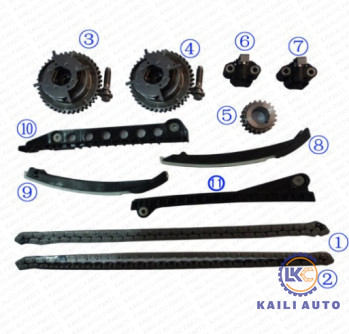 8*122L XL1Z6L266AA VVT Timing Chain Kit Untuk FORD F350 F250 F150 Ekspedisi F6TZ6268AA