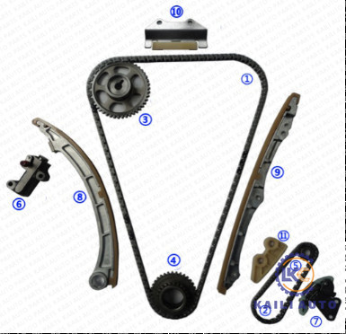 Rantai Waktu Kit untuk Honda Accord Civic CR-V Integra Steam ACURA RSX Mesin K20A K20A6 K20A3 K20A1 2.0L 14401-PNA-004