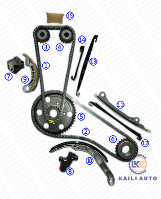 MURANO II NP300 NAVARA NISSAN Platform Rantai Waktu Mesin Chassis PATHFINDER III YD25 13028-EB70A 94L 13070-4KV0A