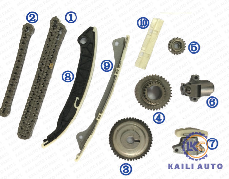 13028-ET000 Timing Chain Kit Untuk NISSAN Cube Juke MR20DE 9*162L 13028-ET000