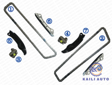 13506-51020 13506-51020 90L Rantai Waktu Mesin Kit TOYOTA 1VD-FTV DIESEL 4.5L TURBO DIESEL