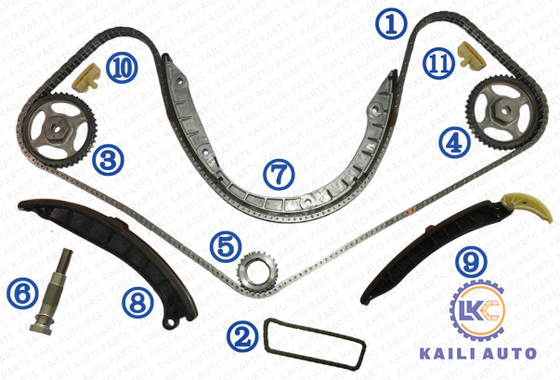 Rantai waktu kit untuk PORSCHE Panamera Hatchback Cayenne 955 94810516910 2*266L 94810518011